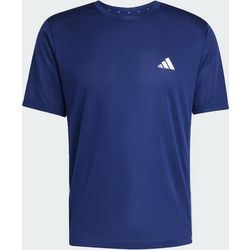 Adidas Workout Essentials Base 3-stripes T-shirt - DARK BLUE / WHITE Standard Small1x1