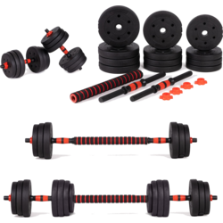 951787101101 B2X Adjustable Dumbbells 2x 10kg Barbell Set 20kg Bar  Standard Small1x1