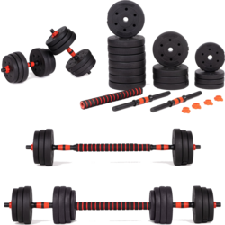 951803101101 B2X Adjustable Dumbbells 2x 20kg Barbell Set 40kg Bar  Standard Small1x1