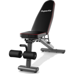 950554101101 B2X Adjustable Weight Bench With 2 Transport Wheels, Full Body Training Bench, Black  Standard Small1x1
