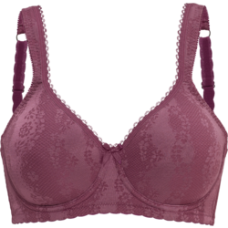Adorable Shape Wired Bra - PLUM Standard Small1x1