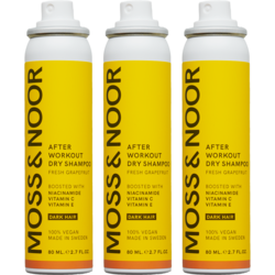 904829101101 MOSS & NOOR After Workout Dry Shampoo 3 Pack  Standard Small1x1