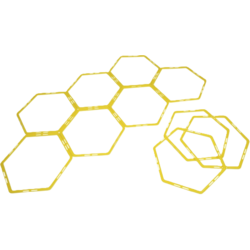 Agility Square Rings 10pcs Set