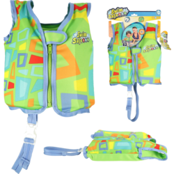 951664101101 B2X Aquastar Children's Swimming Waistcoat Green  Standard Small1x1