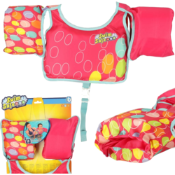 951630101101 B2X Aquastar Pink Swimming Waistcoat With Sleeves  Standard Small1x1