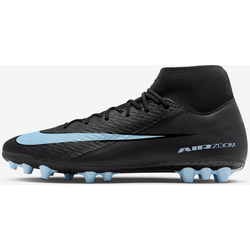 Artificial-grass High-top Football Boot Mercurial Superfly 10 Academy - BLACK/ICE BLUE Standard Small1x1