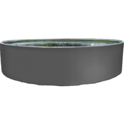 949338101101 AZURO Azuro 3.6x1.2m Graphite / White - No Filter, With Off-axis Holes  Standard Small1x1