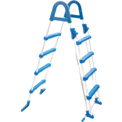 949360101101 AZURO Azuro Safety Ladder 1.20m / 4-steps - For Pool Up To 1.22m Height  Standard Small1x1