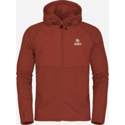 BN101 Mid Layer Fleece Hoodie Men - RED Standard Small1x1