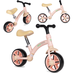 951212101101 B2X Balance Bike For Children, Eva Wheels, Adjustable Seat, Pink, Ecotoys  Standard Small1x1
