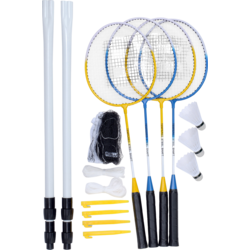933046101101 TOYRIFIC Baseline Pro Badminton Set 4 Players  Standard Small1x1