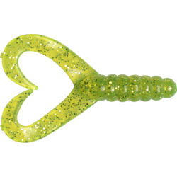950172101101 BIG BITE BAITS Big Bite Baits Twin Tail Grub Chart Silver 7cm, 10-pack  Standard Small1x1