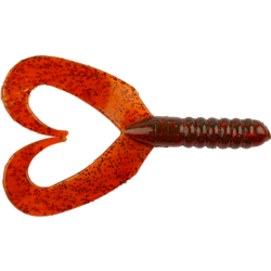 950902101101 BIG BITE BAITS Big Bite Baits Twin Tail Grub Motor Oil Fire 7cm, 10-pack  Standard Small1x1