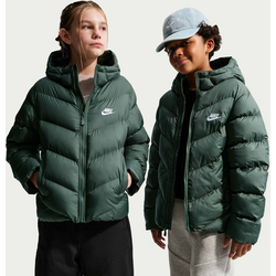Big Kids' Therma-fit Loose-fit Puffer Jacket Sportswear All Day Play - CAMO GREEN/WHITE Standard Small1x1