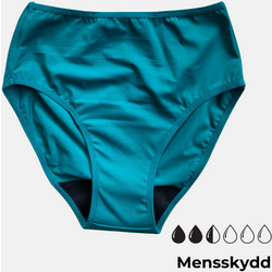 923192102101 COMFYDENCE Bikinitrosa Med Mensskydd - Hög Midja- Mermaid  Standard Small1x1