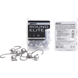 Bkk Round Elite Jig Head 7g - 2/0# 20-pack