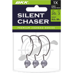 927456101101 BKK Bkk Silent Chaser - 1x - Ewg Round Jig Head, 3/0#, 8,9g 3-pack  Standard Small1x1