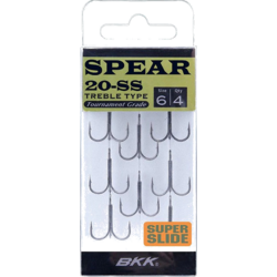948200101101 BKK Bkk Spear-20 Ss #10 Treble Hook 8-pack  Standard Small1x1