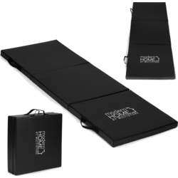 951199101101 NORTHIX Black Gymnastic Mattress For Fitness Exercises, 182x60cm  Standard Small1x1