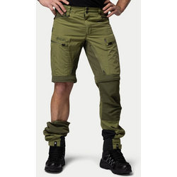 Bn005 Zip-off Vandringsbyxa Herr - WOODLAND GREEN Standard Small1x1
