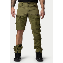 Bn009 Zip-off Outdoor Pants Men's - MOSS GREEN Standard Small1x1