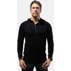 944849102101 BEYOND NORDIC Bn105 Merino Half Zip Hoodie Men's  Standard Small1x1