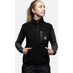 Bn306 Pile Vest Women - BLACK Standard Small1x1