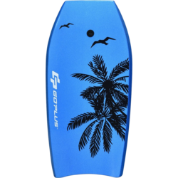 955510101101 B2X Bodyboard Lightweight Beach Swimming Board For Children  Adults 106cm Blue  Standard Small1x1