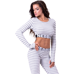 947404101101 NEBBIA Boho 3d Pattern Crop Top  Standard Small1x1