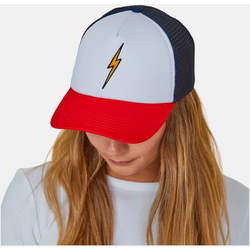 921451101101 LIGHTNING BOLT Bolt Trucker Cap  Standard Small1x1