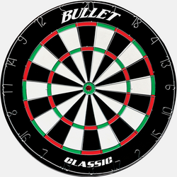 911169101101 BULLET Bullet Classic Bristle Dartboard  Standard Small1x1
