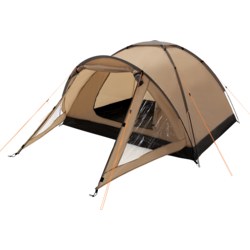 952850101101 ECD GERMANY Campingtält För 2-3 Personer 210x180x120 Cm Beige-grått Kupoltält Igloo-tält Med Låsbar Vindslucka  Standard Small1x1