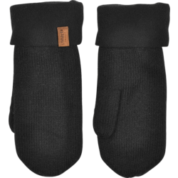 Classic Wool Mitten - BLACK Standard Small1x1
