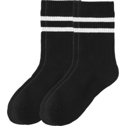 Coolmax Classic Sport Sock 2-p - BLACK Standard Small1x1