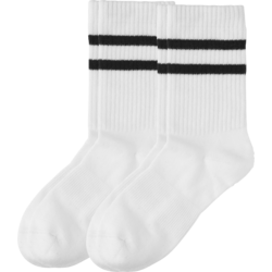 Coolmax Classic Sport Sock 2-p - WHITE Standard Small1x1