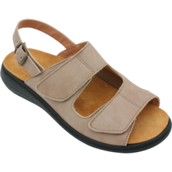 953619101101 EMBLA Damsandal Beige - Elastisk Insida - Ergoflex  Standard Small1x1