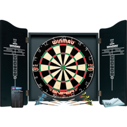 924182101101 WINMAU Darts Set Winmau Pro Cabinet, Board And Darts  Standard Small1x1