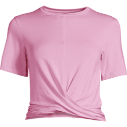 Delight Short Wrap Tee - ORCHID PINK Standard Small1x1
