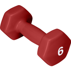 953755101101 SPRI  Dumbbell Vinyl 2,7 Kg / 6 Lb 953755101101 SPRI Dumbbell Vinyl 2,7 Kg / 6 Lb  Standard Small1x1
