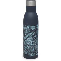 949989101101 GAIAM Easy-grip Water Bottle 25oz/740ml Ow Stainless Steel Spring Paisley  Standard Small1x1