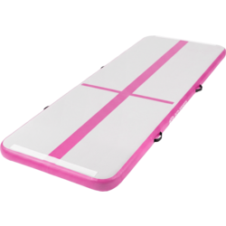 Ecd Germany Inflatable Gymnastics Mat Airtrack 3m, Pink, 10 Cm Thick, Yoga Mat Gym Mat - PINK Standard Small1x1