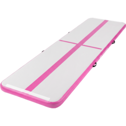 Ecd Germany Inflatable Gymnastics Mat Airtrack 4m, Pink, 10 Cm Thick, Yoga Mat Gym Mat - PINK Standard Small1x1