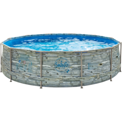 949346101101 SWING Elite - Stone Frame Pool - 3.66 X 0.91m, Stone Design  Standard Small1x1