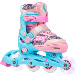 Etta (front And Rear Led Wheels) - ROSA / BLÅ Standard Small1x1