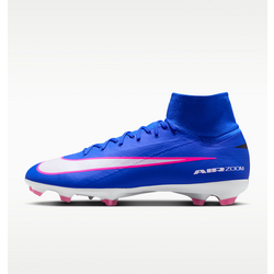 Firm-ground High-top Football Boot Mercurial Superfly 10 Pro - RACER BLUE/WHITE Standard Small1x1