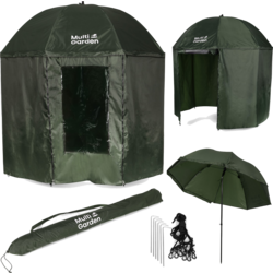 951564101101 B2X Fishing Umbrella With Full Cover, Waterproof Tent, Height Adjustment, Multigarden  Standard Small1x1