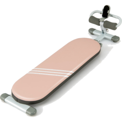 950750101101 NORTHIX Foldable Sit-up Bench With 3 Adjustable Angles And Mobile Phone Holder. Pink Training Bench.  Standard Small1x1