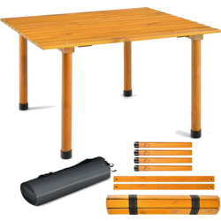 950548101101 NORTHIX Folding Camping Table With Carry Bag For Beach Picnics  Fishing Trips Nature  Standard Small1x1