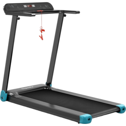 956774101101 B2X Folding Home Treadmill With Bluetooth Speaker  Led Display And Device Holder Navy Blue  Standard Small1x1