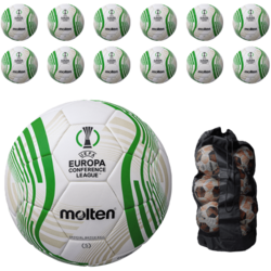 946589101101 MOLTEN Fotboll 5000 5 Conference League + Bollsäck  Standard Small1x1